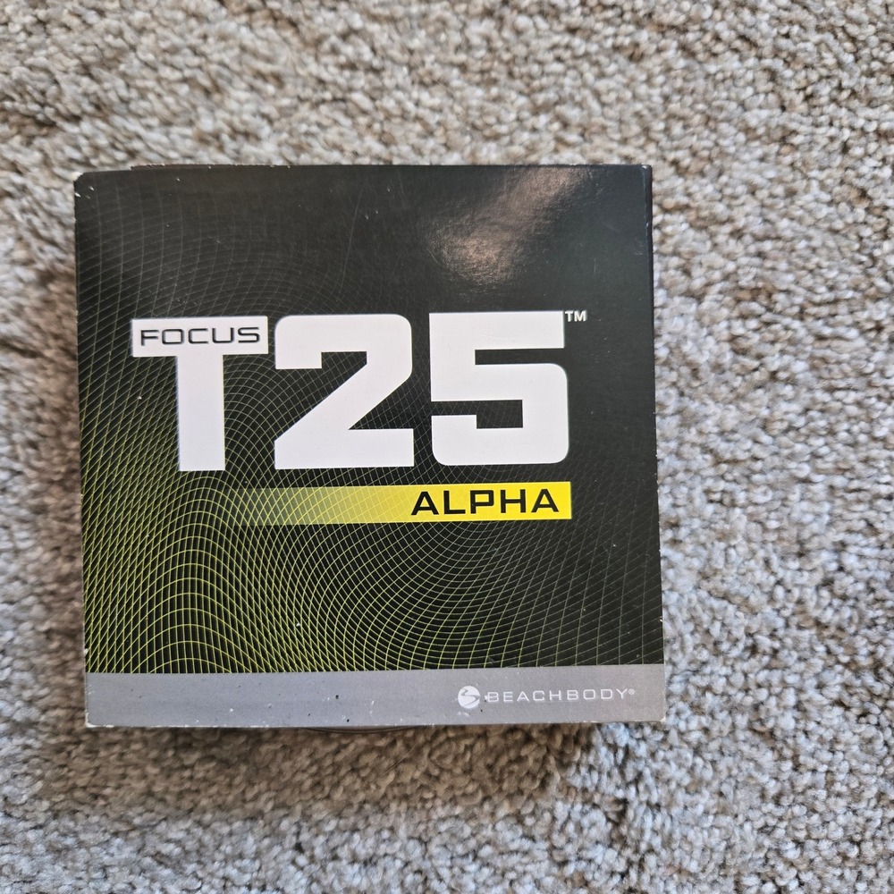 Beachbody Focus T25 Alpha & Beta Workout DVD Set Shaun T Fitness Home Exercise